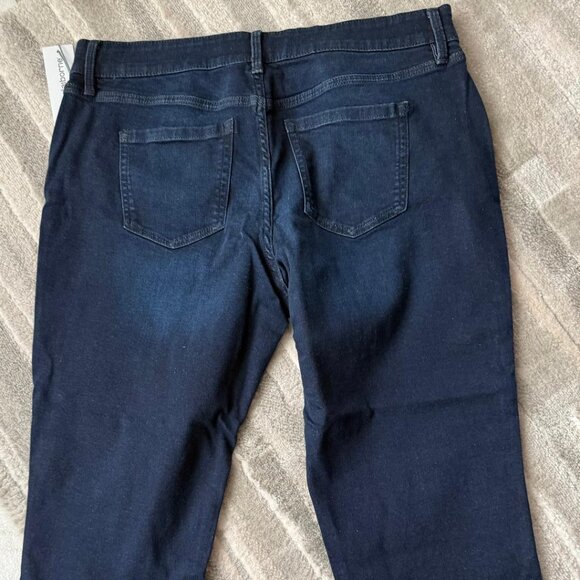 Liz Claiborne 16P Capri dark blue denim - Picture 2 of 3